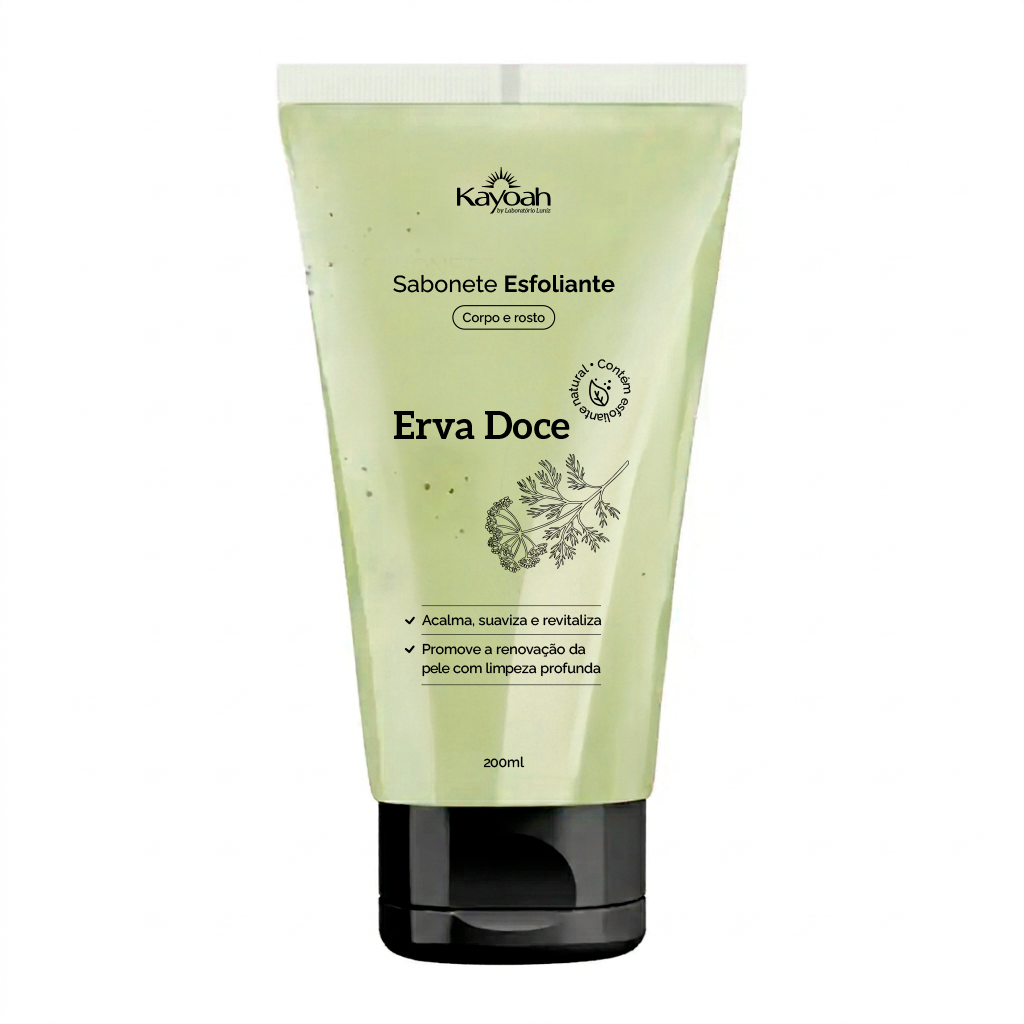 Sabonete Esfoliante - Erva Doce - 200ml